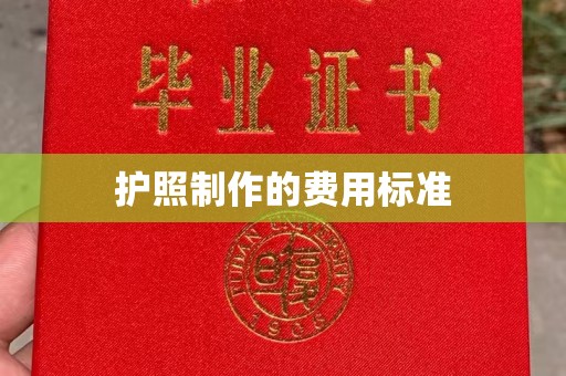 百色护照制作的费用标准